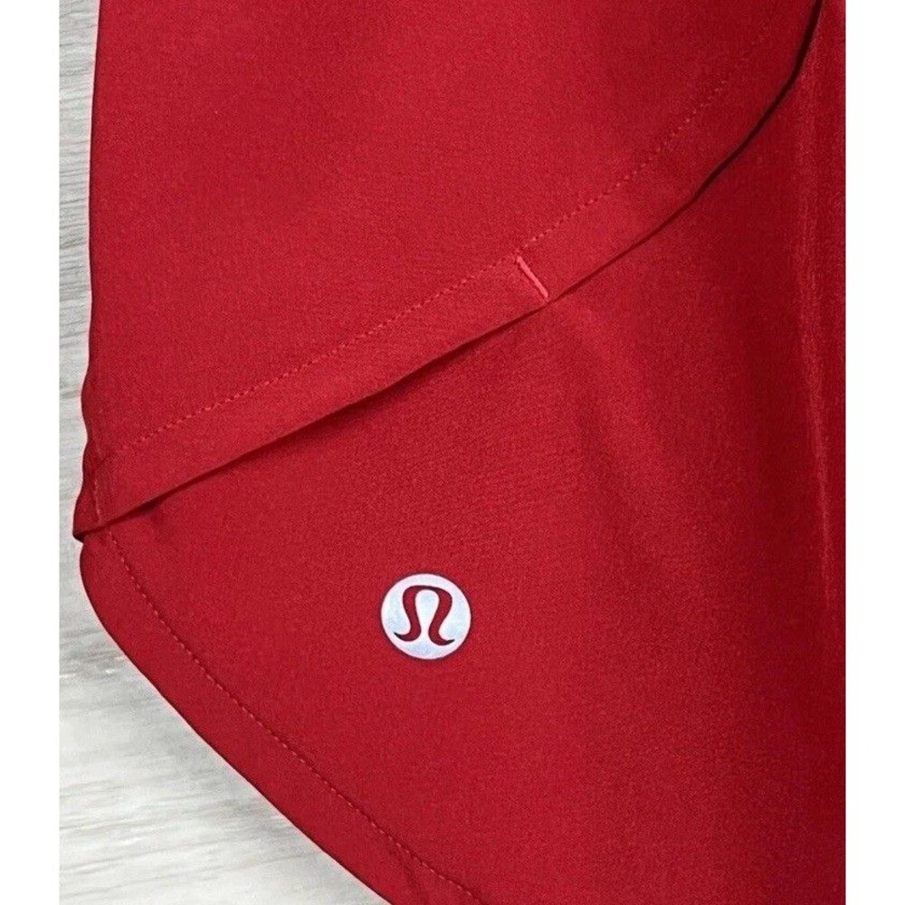 Lululemon Speed Up Short Red SIZE: 4 - Picture 3 of 7